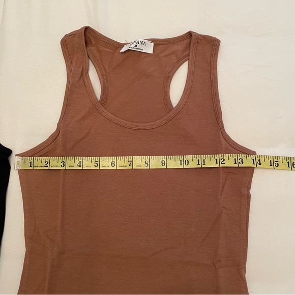 (NWT) Racerback Tank Bodysuit - Camel - Picture 4 of 7